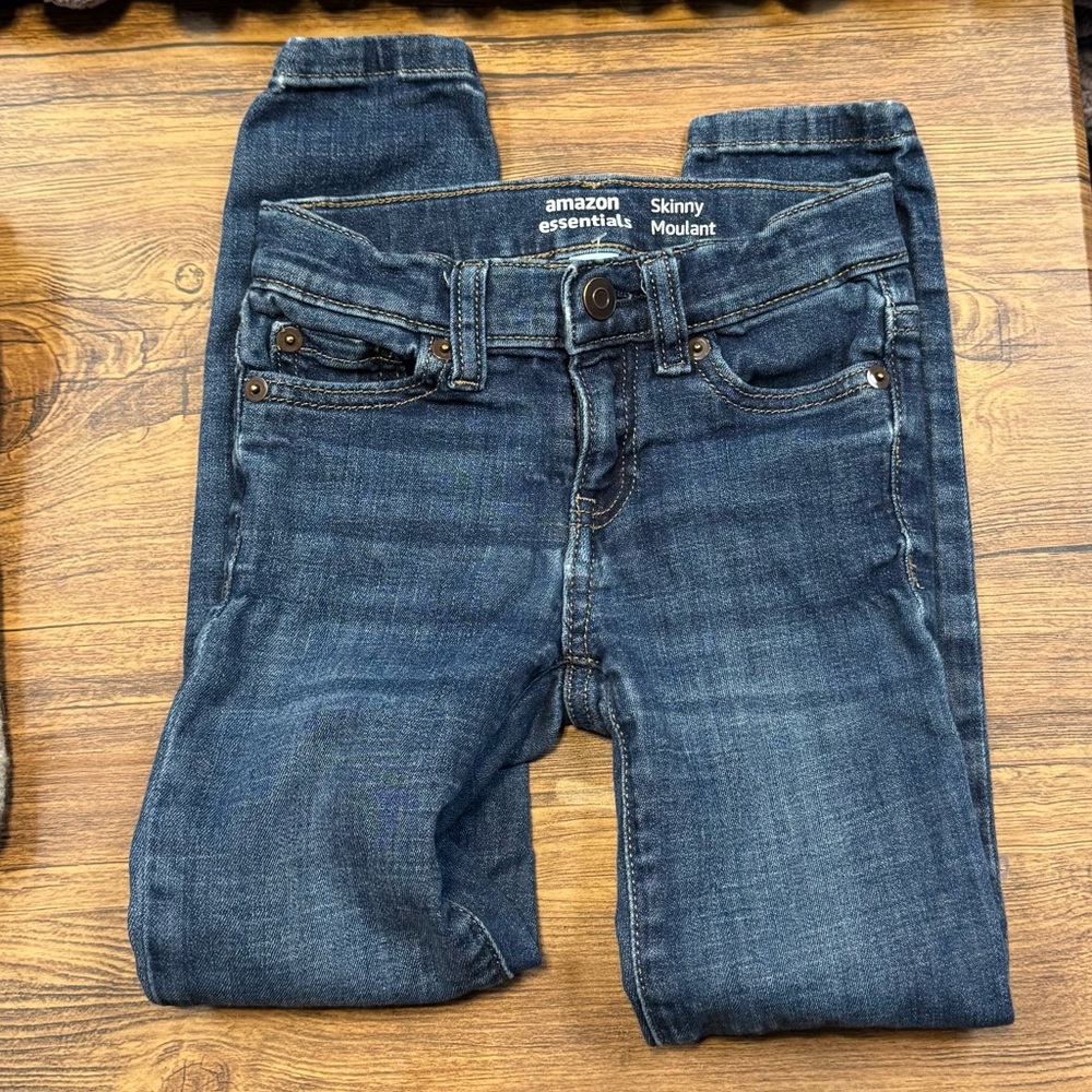Amazon Essentials Kids Dark Blue Jeans